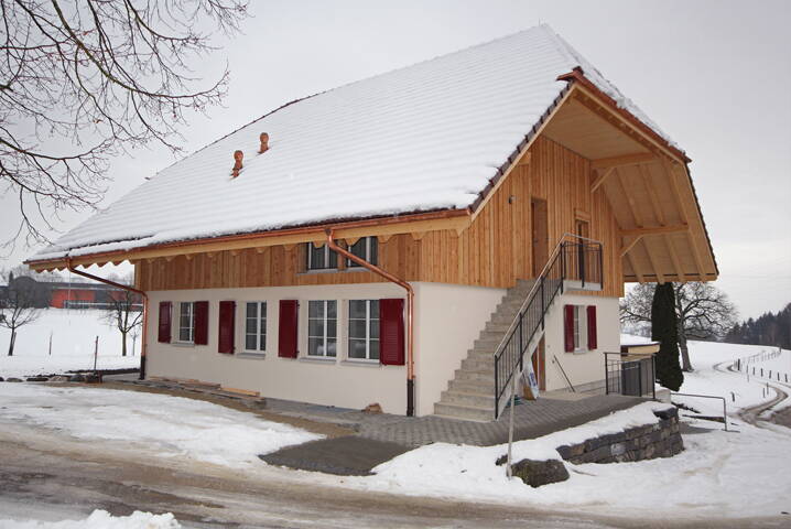 Abbruch und Wiederaufbau Ofenhaus
